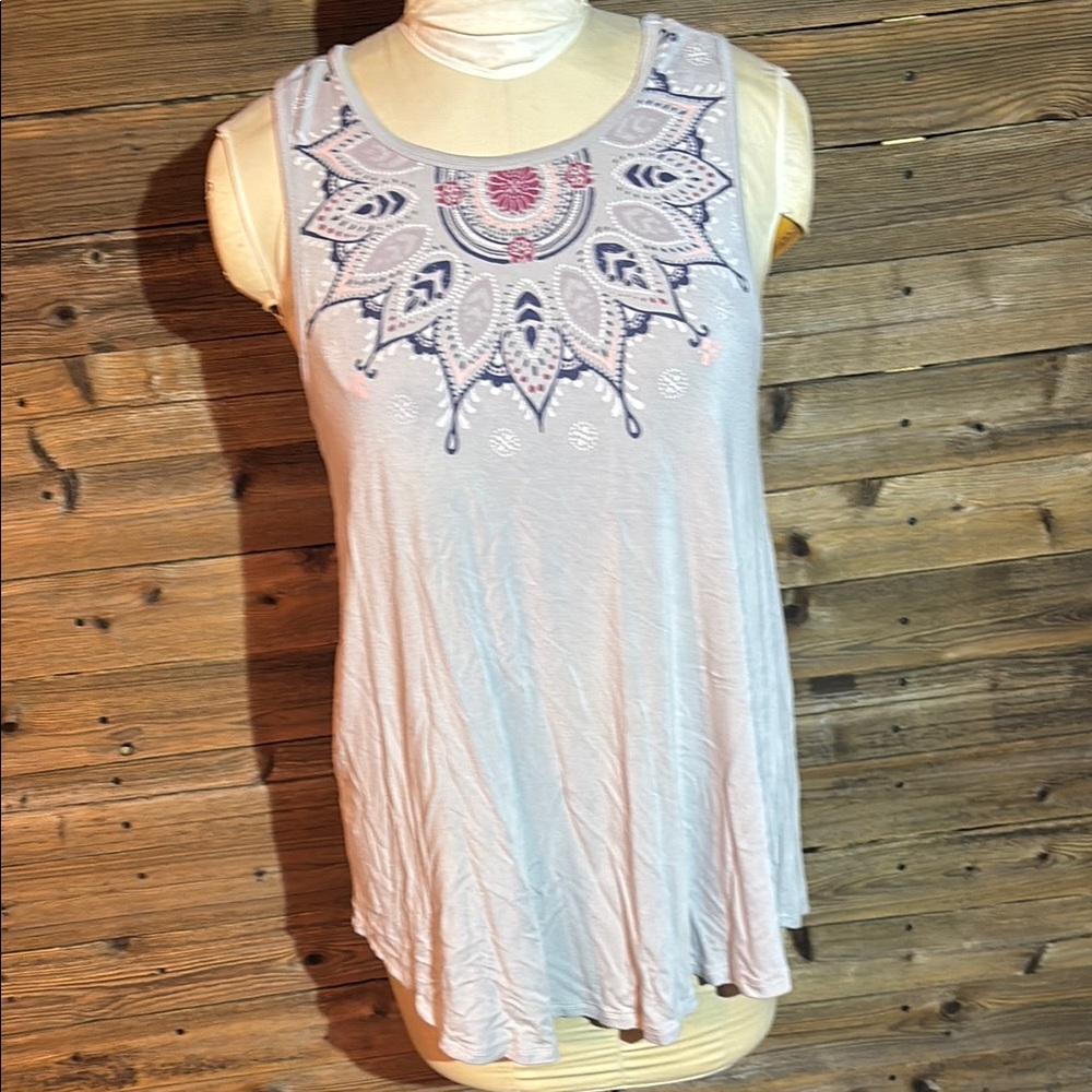 Torrid Purple Graphic Sleeveless Tank Top